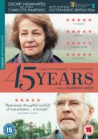 45 Years DVD (2016) Charlotte Rampling, Haigh (DIR) cert 15
