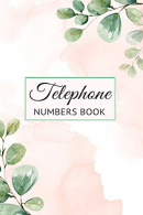 Telephone Numbers Book: Blank Phone Books Alphabetical Tabs, Records Name, Numbe
