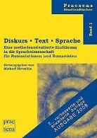 Diskurs, Text, Sprache: Eine methodenorientierte Einführ... | Book