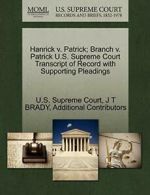 Hanrick v. Patrick; Branch v. Patrick U.S. Supr. Court.#