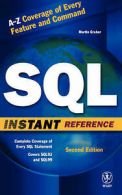 SQL Instant Reference by Martin Gruber (2000, Trade Paperback, Revised edition)
