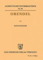 Orendel.by Steinger, Hans New 9783110483185 Fast Free Shipping.#