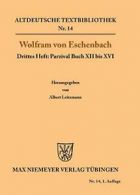 Parzival Book XII bis XVI. Leitzmann, Albert 9783110482980 Fast Free Shipping.#