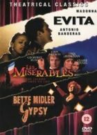 Evita/Les Miserables/Gypsy DVD (2005) Liam Neeson, Parker (DIR) cert 12 3 discs