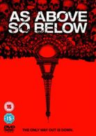 As Above, So Below DVD (2014) Ben Feldman, Dowdle (DIR) cert tc