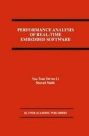 Performance Analysis of Real-Time Embedded Software. Li, Steven 9781461373353.#