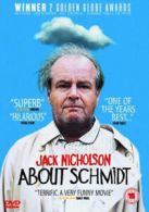 About Schmidt DVD (2003) Jack Nicholson, Payne (DIR) cert 15