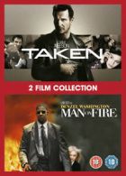 Taken/Man On Fire DVD (2010) Liam Neeson, Morel (DIR) cert 18 2 discs