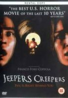 Jeepers Creepers DVD (2002) Gina Philips, Salva (DIR) cert 15