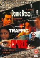 Charlie/Traffic/Donnie Brasco DVD (2005) Al Pacino, Needs (DIR) cert 18 3 discs