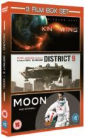 Knowing/District 9/Moon DVD (2010) Nicolas Cage, Proyas (DIR) cert 15 3 discs