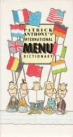 International Menu Dictionary By Patrick Anthony