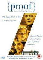 Proof DVD (2006) Gwyneth Paltrow, Madden (DIR) cert 12