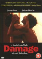 Damage DVD (2003) Jeremy Irons, Malle (DIR) cert 18