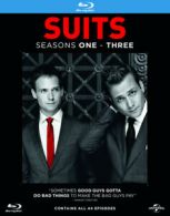 Suits: Seasons One - Three Blu-Ray (2014) Gabriel Macht cert 15 11 discs