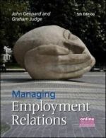 Managing employment relations by John Gennard, G (Paperback)