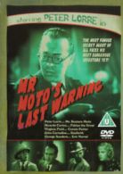 Mr. Moto's Last Warning DVD (2007) Peter Lorre, Foster (DIR) cert U