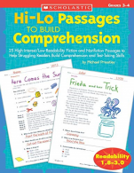 Hi-Lo Passages to Build Comprehension: Grades 3-4, Priestle