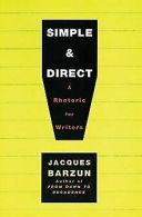 Simple & Direct | Jacques Barzun | Book