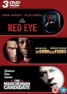 Red Eye/The Sum of All Fears/The Manchurian Candidate DVD (2008) cert tc