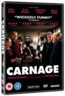 Carnage DVD (2012) Jodie Foster, Polanski (DIR) cert 15