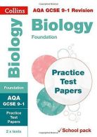 AQA GCSE 9-1 Biology Foundation Practice Test Papers: Shrink-wrapped school pack