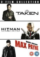 Taken/Hitman/Max Payne DVD (2011) Liam Neeson, Morel (DIR) cert 18 3 discs