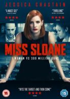 Miss Sloane DVD (2017) Jessica Chastain, Madden (DIR) cert 15
