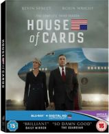 House of Cards: The Complete Third Season Blu-Ray (2015) Kevin Spacey cert 15