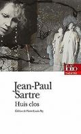 Huis clos: Pièce en un acte | Sartre,Jean-Paul | Book