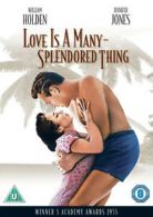 Love Is a Many-Splendored Thing DVD (2012) William Holden, King (DIR) cert U