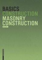 Basics: Basics Masonry Construction by Nils Kummer  (Paperback)
