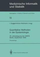 Quantitative Methoden in der Epidemiologie : 35. Guggenmoos-Holzmann, Irene.#