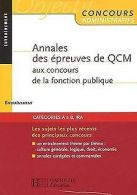 Annales des epreuves de QCM aux concours de la fonc... | Book