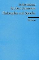Arbeitstexte für den Unterricht: Philosophie und Sprache... | Book