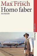 Homo faber: Ein Bericht. Großdruck (suhrkamp taschenBook... | Book