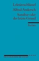 Alfred Andersch: Sansibar oder der letzte Grund. Lektüre... | Book