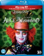 Alice in Wonderland Blu-ray (2010) Mia Wasikowska, Burton (DIR) cert PG 2 discs
