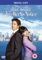 Two Weeks Notice DVD (2003) Sandra Bullock, Lawrence (DIR) cert 12