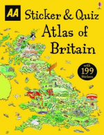 Sticker & Quiz Atlas of Britain (Activity Books), AA Publishing,