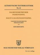 Das Benediktbeurer Passionsspiel. Hartl, Eduard 9783110483536 Free Shipping.#