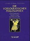 Die Vorsokratischen Philosophen | Geoffrey S. Kirk | Book