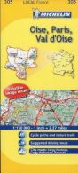 Michelin Map France: Oise, Paris, Val d'Oise 305 (Maps/Local (Michelin)) (Englis