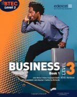 BTEC Level 3 National Business Student Book 1 (Level 3 BTEC National Business),