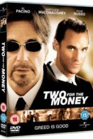 Two for the Money DVD (2012) Al Pacino, Caruso (DIR) cert 15