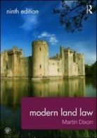 Modern land law by Martin Dixon (Paperback)