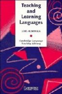 Teaching and Learning Languages (Cambridge Language Teac... | Book