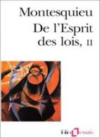 de L Esprit Des Lois (Folio Essais) By Montesquieu. 9782070328994