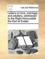 Letters on love, marriage, and adultery; addres. Contributors, Notes.#*=