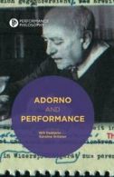 Adorno and Performance.by Daddario, W. New 9781349491957 Fast Free Shipping.#